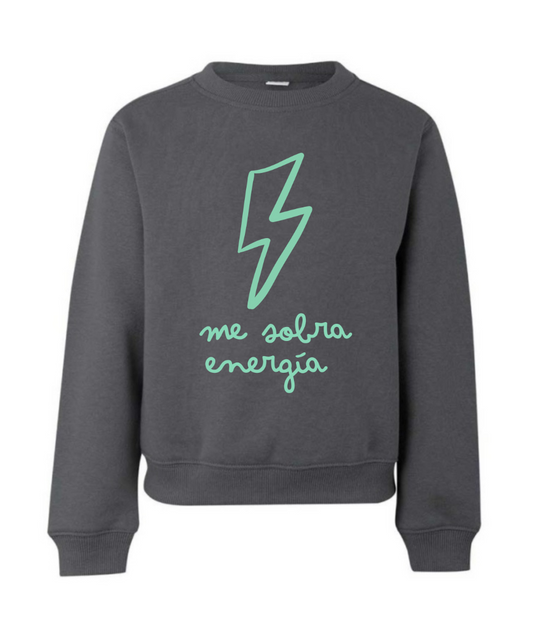 Sudadera infantil gris